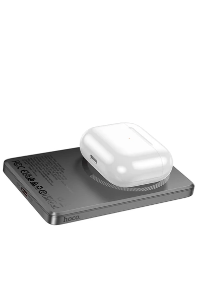 Hoco. Q26 5.000 mAh PD Magsafe Mini Powerbank - Gold - Resim 4