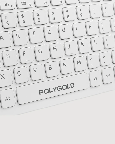 Klavye Mouse Seti Sessiz Kablosuz Türkçe TV  PC Uyumlu - Resim 2