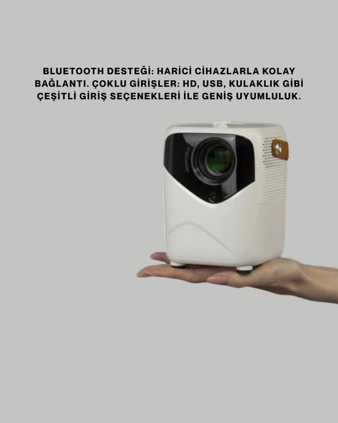 Android Sistemli Mini Projektör – Uygulama Destekli Akıllı Kullanım - Resim 5