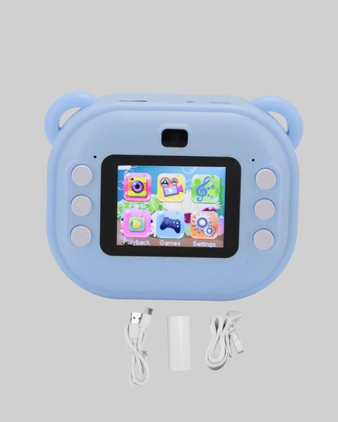 Çocuk Şipşak Kamera – 24MP HD Çift Lensli Termal Baskı Teknolojili - Resim 4