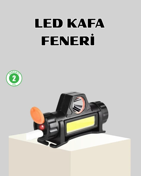 Kamp ve Doğa İçin Şarjlı LED Baş Feneri – Mıknatıslı, Su Geçirmez ürün görseli 1