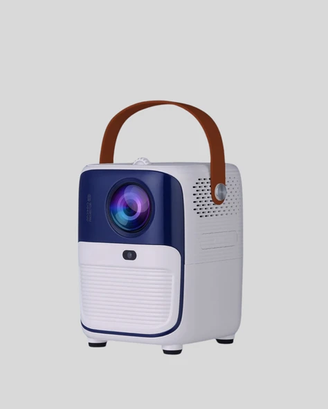 Mini Akıllı Projektör – 1080P Full HD, 64GB Depolama, 2GB RAM, Uzaktan Kumanda Destekli - Resim 3