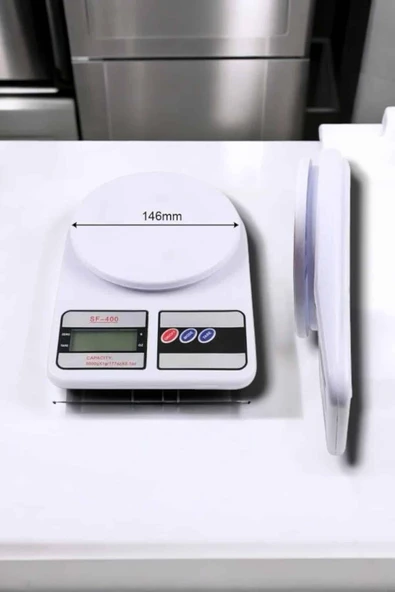 Net LCD Ekran ve Otomatik Kapanma Özelliği ile Uzun Ömürlü Dijital Mutfak Tartısı - Resim 5