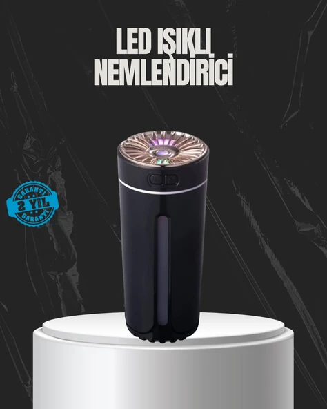 USB Aromaterapi Difüzör Ultrasonik Hava Nemlendirici LED Gece Lambalı ürün görseli 1