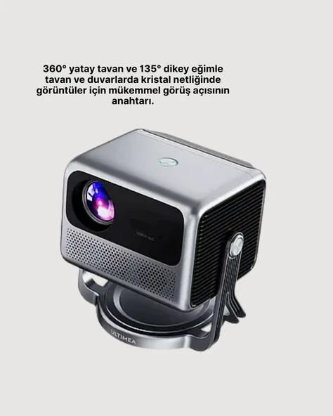 Smart Projector Android TV Otomatik Odaklı Full HD - Resim 5