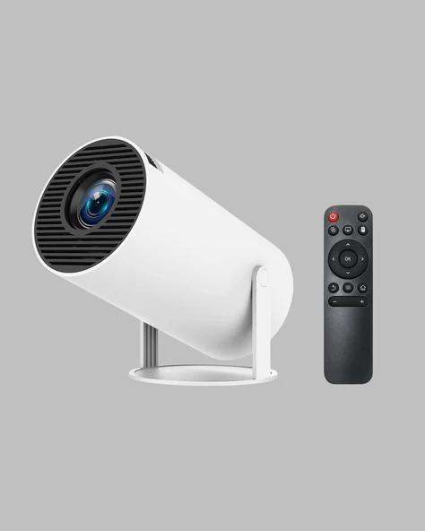 Full HD 4K Uyumlu Projeksiyon Cihazı 130 İnç Geniş Ekran Destekli - Resim 3