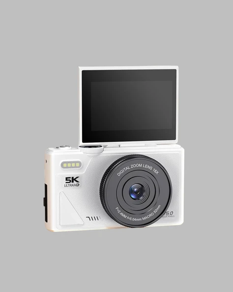 5K 75MP Dijital Kamera WiFi Aktarımlı Otofokus ve 18x Dijital Zoom - Resim 3