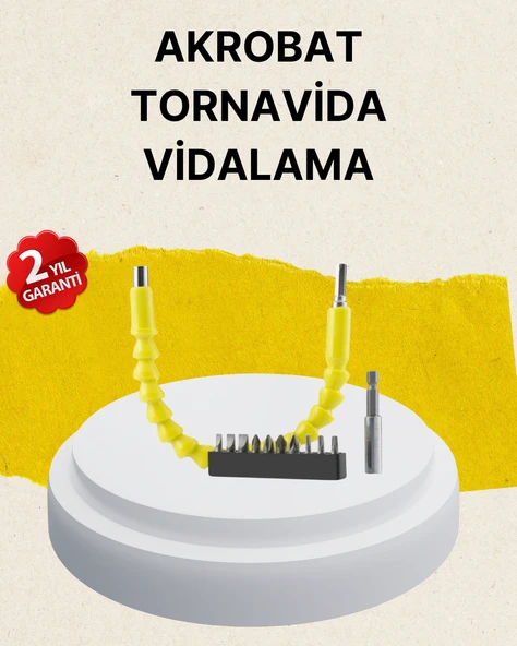 Akrobat Vidalama Uç Seti 12 Parça Profesyonel Dar Alan Kullanım ürün görseli 1