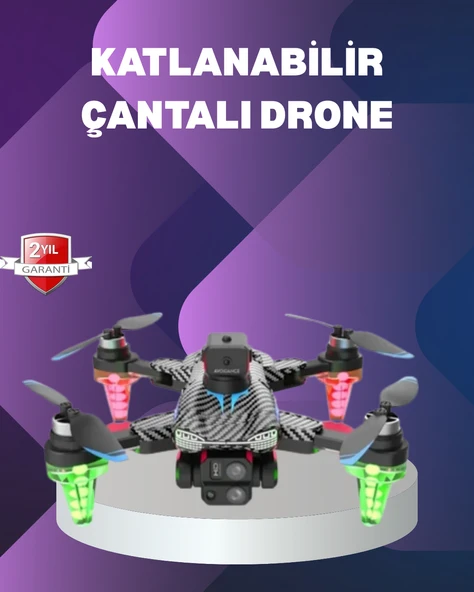 Katlanabilir Drone 1080P Kamera Full HD Çekim Hafif ve Taşınabilir ürün görseli 1