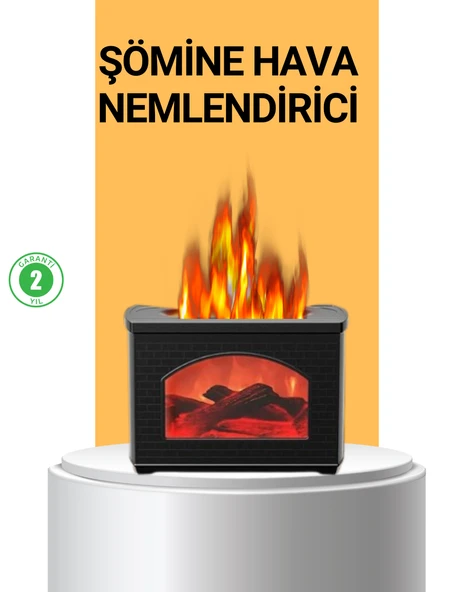 Aromaterapi Destekli Ultrasonik Nemlendirici USB Bağlantılı Sessiz Model ürün görseli 1