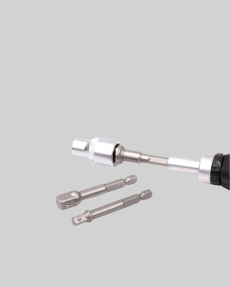 Ergonomik 16 Parça Bits Tornavida Uç ve Adaptör Seti - Resim 2