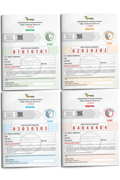 TYT Kimya 40 AŞAMALI Deneme Seti (ALPİNİST SERİSİ / ÖSYM AYARINDA) - Resim 3