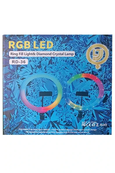 RD36 Diamond RGB Selfie Işığı-(5796) - Resim 2