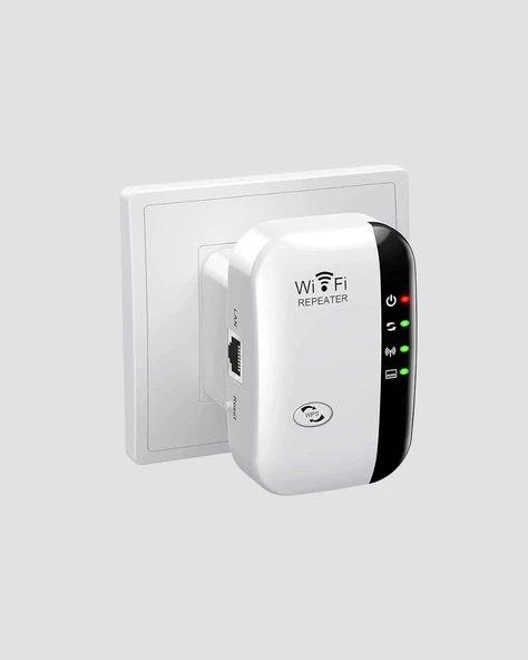 Kablosuz İnternet Genişletici 2.4GHz WiFi Repeater Kolay Kurulumlu - Resim 5