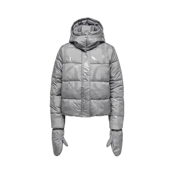 Kadın Siyah Onlmercedes Aop Puffer Life Otw Mont 15326045 ürün görseli 1