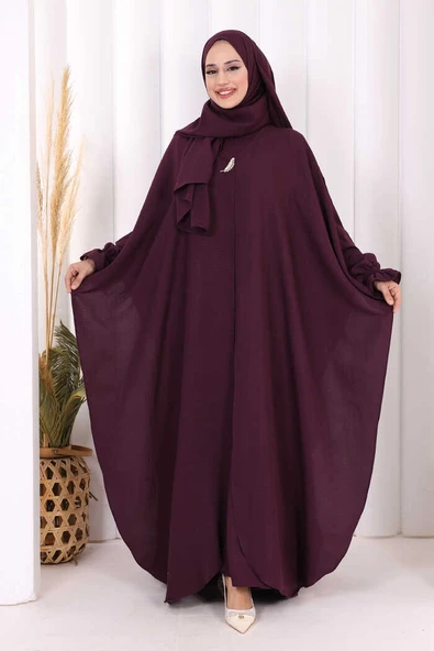 Pançolu Elbise Takım 8002 Mürdüm ürün görseli 1