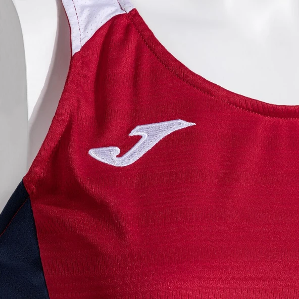 Joma 902521.631 Montreal Kadın Kolsuz Kırmızı Spor Tişört - Resim 3