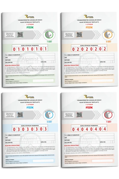 Ayt Fizik Aşamalı 30 Deneme Seti (ALPİNİST SERİSİ / ÖSYM AYARINDA) - Resim 3