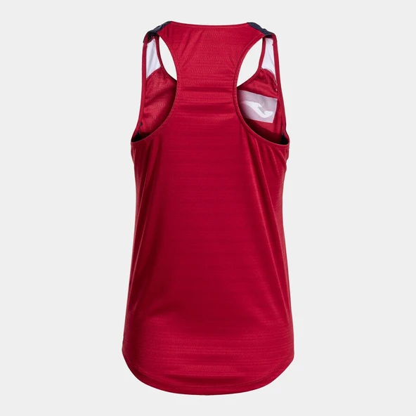 Joma 902521.631 Montreal Kadın Kolsuz Kırmızı Spor Tişört - Resim 2