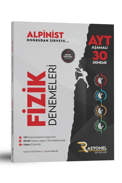 Ayt Fizik Aşamalı 30 Deneme Seti (ALPİNİST SERİSİ / ÖSYM AYARINDA) - Resim 2