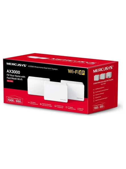 Mercusys Halo H80X(3-pack) Mesh System - Resim 3