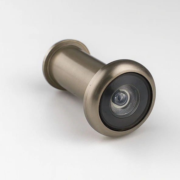 Kapı Dürbünü Kısa 35-60 mm 14 mm Delik Çapı Güvenlik Gözetleme Aparatı Metal Gövde Saten Renk - Resim 4