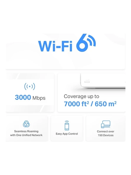 Mercusys Halo H80X(3-pack) Mesh System - Resim 4