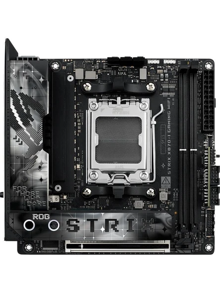 Asus ROG Strix X870-I Gaming Wi-Fi AMD AM5 DDR5 Mini ITX Anakart - Resim 2