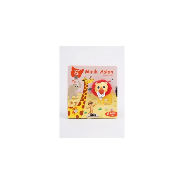 Kuklalı Sesli Kitap - Minik Aslan Savanada - Resim 2