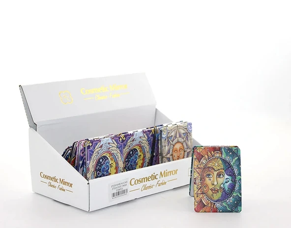 Taşlı  El Aynası İnce Model 1 ürün görseli 1