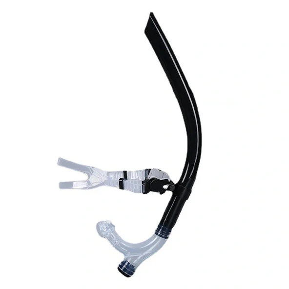 DailyTech Yetişkin Yüzme Antrenman Şnorkeli Siyah ürün görseli 1