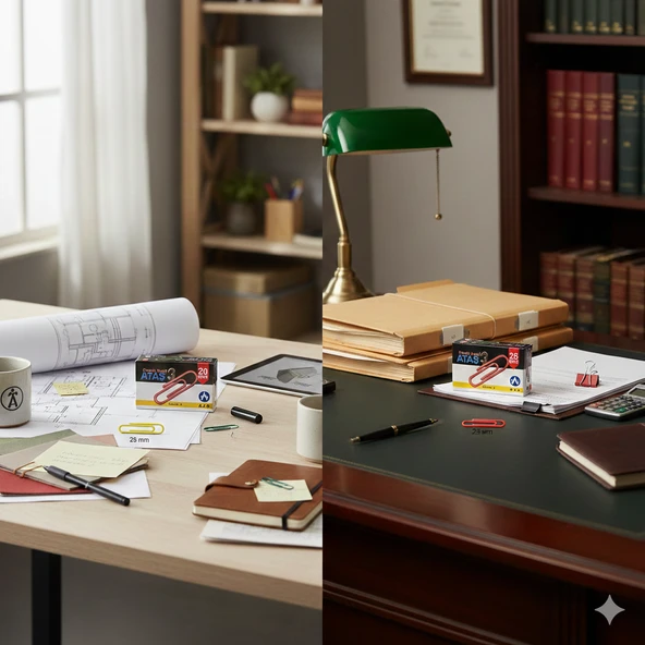 33 mm PVC Ataş Renkli 50'li 4 Adet - Resim 2