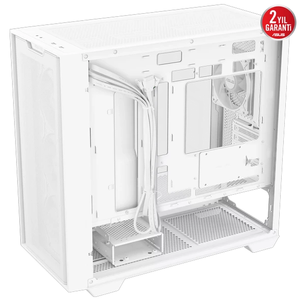 ASUS A21 PLUS Tempered Glass ARGB Beyaz USB 3.2 Micro ATX Kasa A21 PLUS BEYAZ - Resim 5