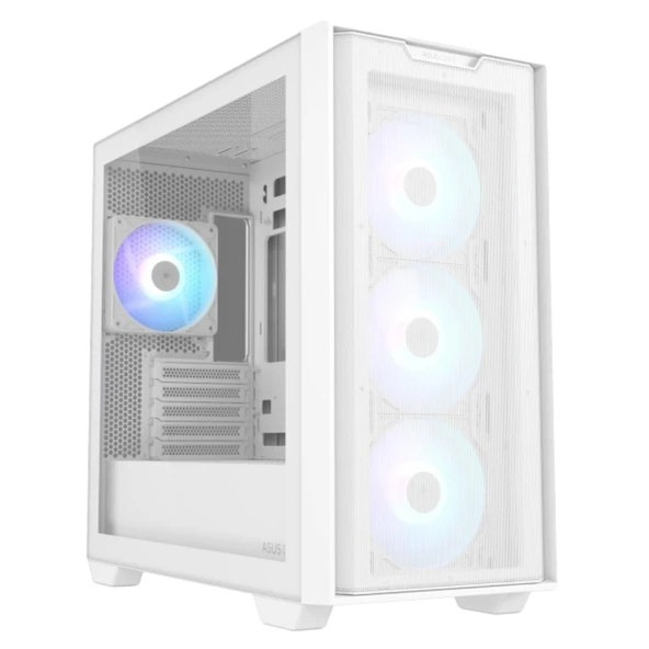 ASUS A21 PLUS Tempered Glass ARGB Beyaz USB 3.2 Micro ATX Kasa A21 PLUS BEYAZ ürün görseli 1