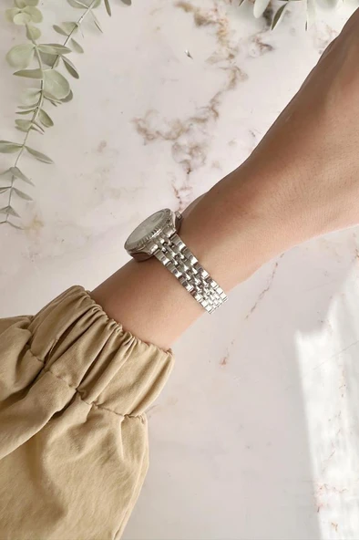 Aetos Gümüş Kadran Gümüş Kordon Kadın Kol Saati - Resim 2