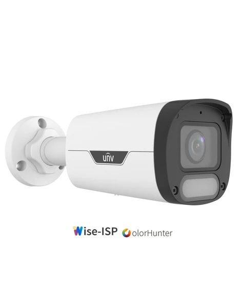 Uniview IPC2312LE-ADF28KM-WP 2mp 2.8mm Sabit Lens H.265+ Dahili Sesli ColorHunter Wise-ISP IR Bullet IP Kamera ürün görseli 1
