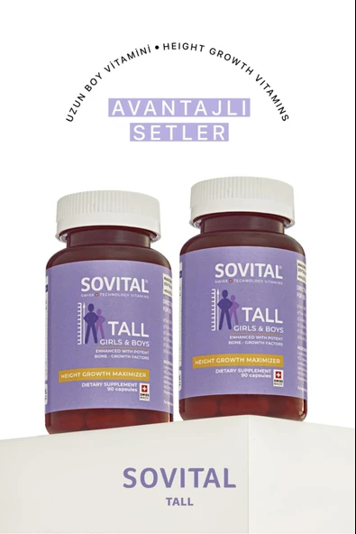 Sovital Tall Uzamaya Yardımcı 90 Softgels 2 Adet ürün görseli 1