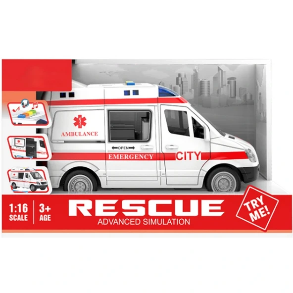 Işıklı Sesli Ambulans - Resim 2