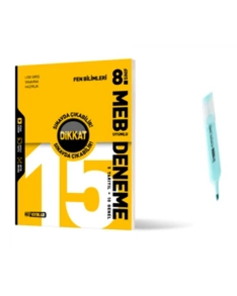 LGS 8.Sınıf Fen Bilimleri Deneme MEB Uyumlu DİKKAT Sınavda Çıkabilir ürün görseli 1