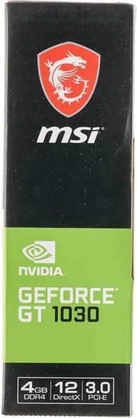 MSI GT 1030 4GHD4 LP OC 64 Bit DDR4 4 GB Ekran Kartı Outlet - Resim 3