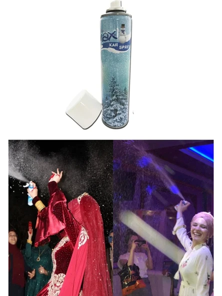 Eriyen Kar Spreyi Büyük Boy Kar Spreyi iz Yapmaz Leke Tutmaz 300 ml - 1 Adet - Resim 3