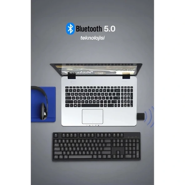 2'si 1 Arada Tak Çalıştır Kablosuz Aux RX/TX Transmitter Ses Alıcı Verici - Resim 4