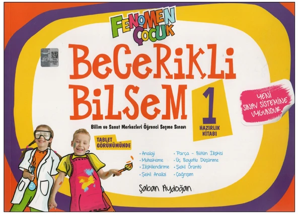 Fenomen 1.Sınıf Becerikli Bilsem 5'li Deneme+Hazırlık Kitabı ürün görseli 1