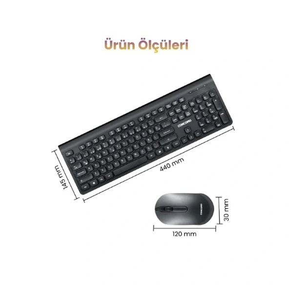 Multimedya Q Klavye Ve Mouse Seti - Resim 3