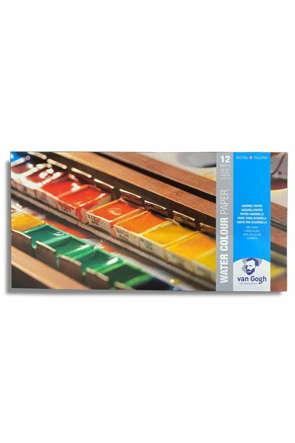 VAN GOGH SULUBOYA BLOĞU 300 GR 15 X 30 CM. 12 YPR.