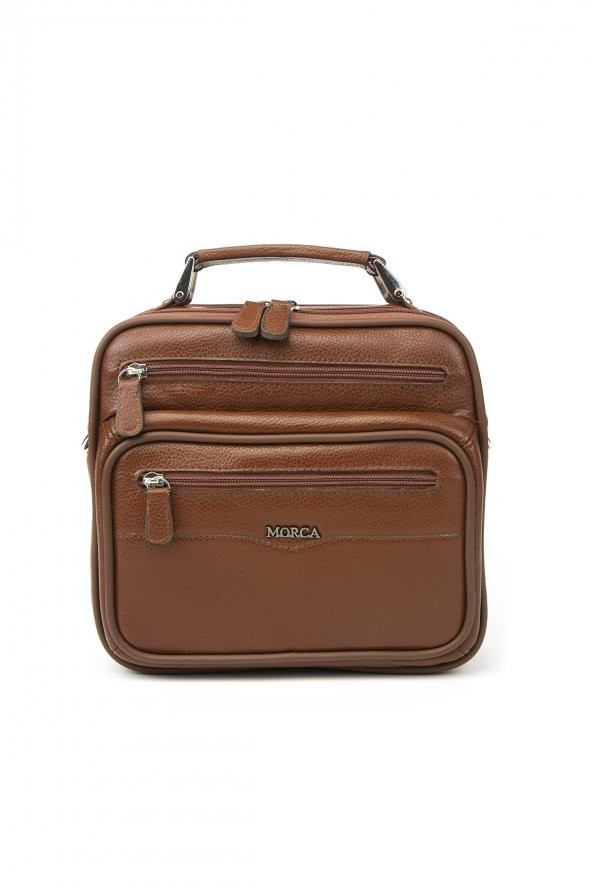 Hakiki Deri Erkek Omuz Askılı El Çantası Büyük Boy - 2