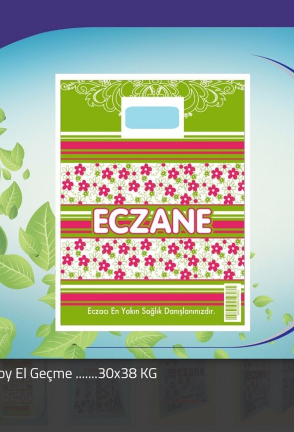 ECZANE POŞETİ BÜYÜK BOY 30*38