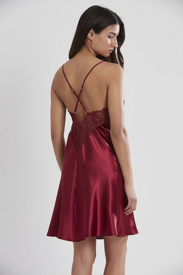 Pierre Cardin 6955 Kadın İpek Saten Güpürlü 6'lı Set Çeyiz Takım - 10
