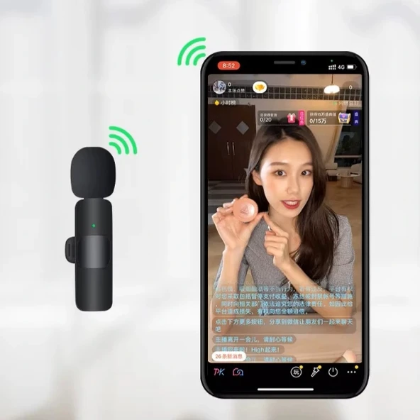 Mini Yaka Mikrofonu Type-C Uyumlu ürün görseli 1