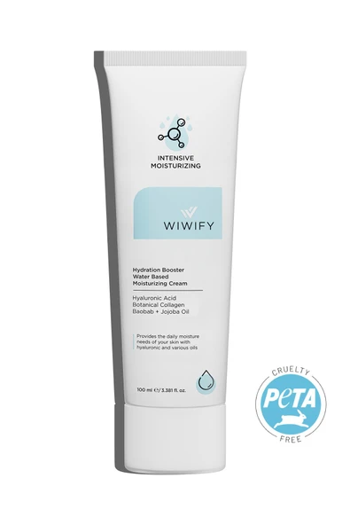 WIWIFY Su Bazlı Yoğun Nemlendirici Yüz Kremi 100 ml Tüm Cilt Tipleri 24 Saat Etkili ürün görseli 1